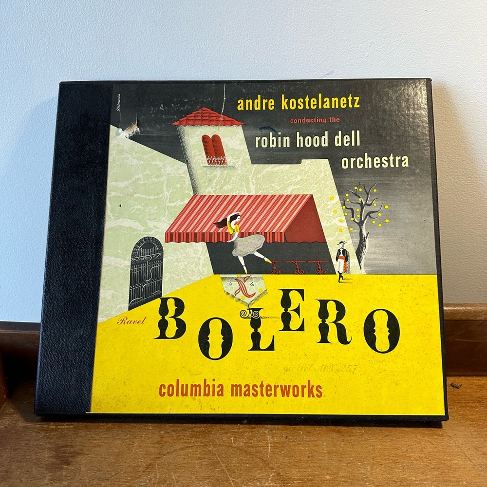 Ravel Bolero Columbia Masterworks  MX-257 Andre Kostelanetz  2x 12" 78rpm